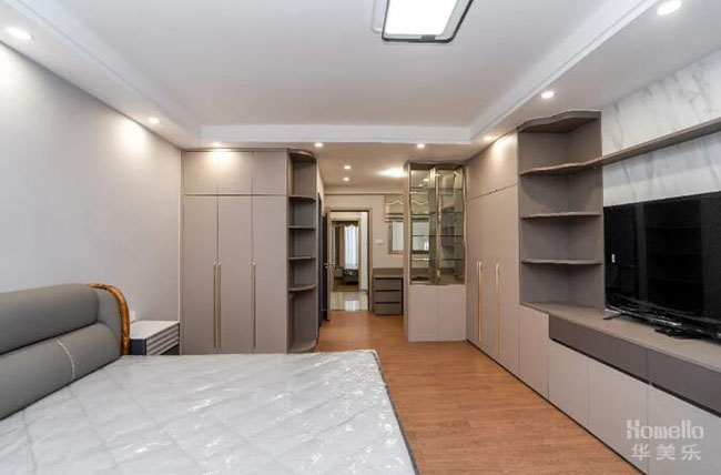 95㎡現(xiàn)代風(fēng)三居室，巧改格局增加起居功能，體驗生活精致